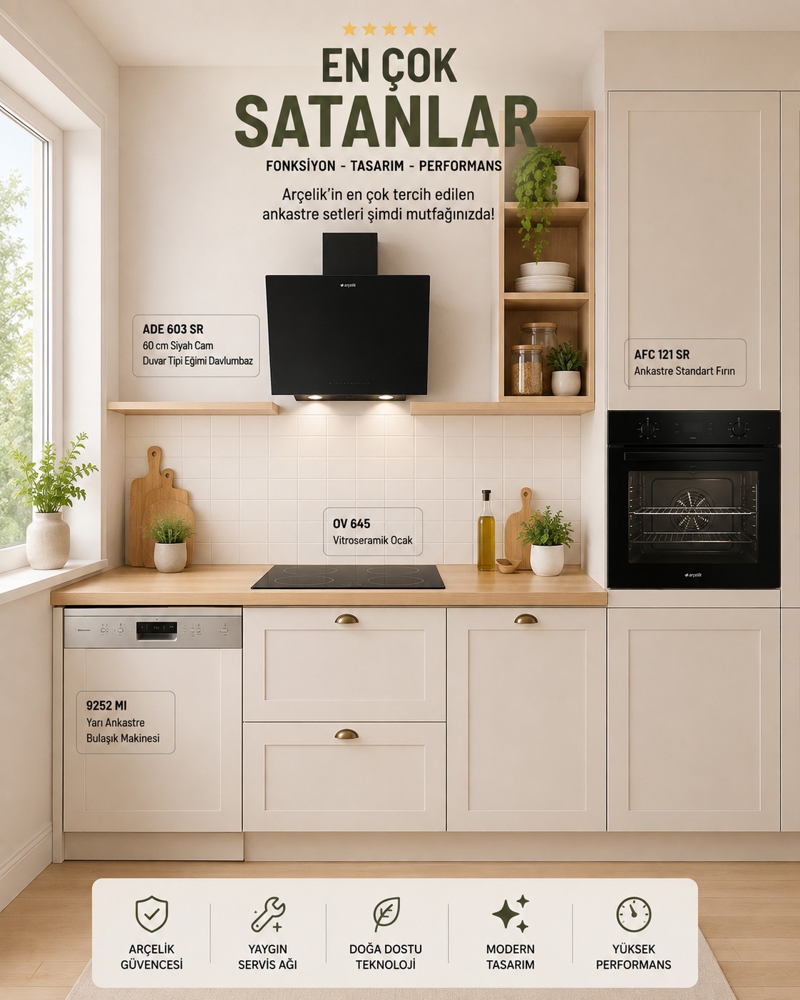 Arçelik Çok Satan Ankastre Seti